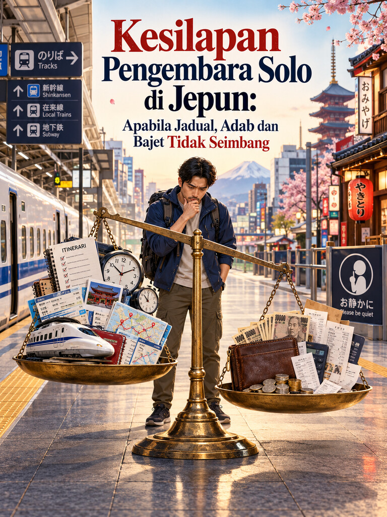 Kesilapan Pengembara Solo di Jepun: Apabila Jadual, Adab dan Bajet Tidak Seimbang