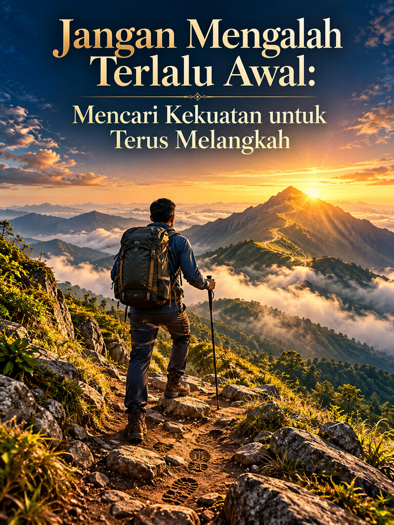 Jangan Mengalah Terlalu Awal: Mencari Kekuatan untuk Terus Melangkah