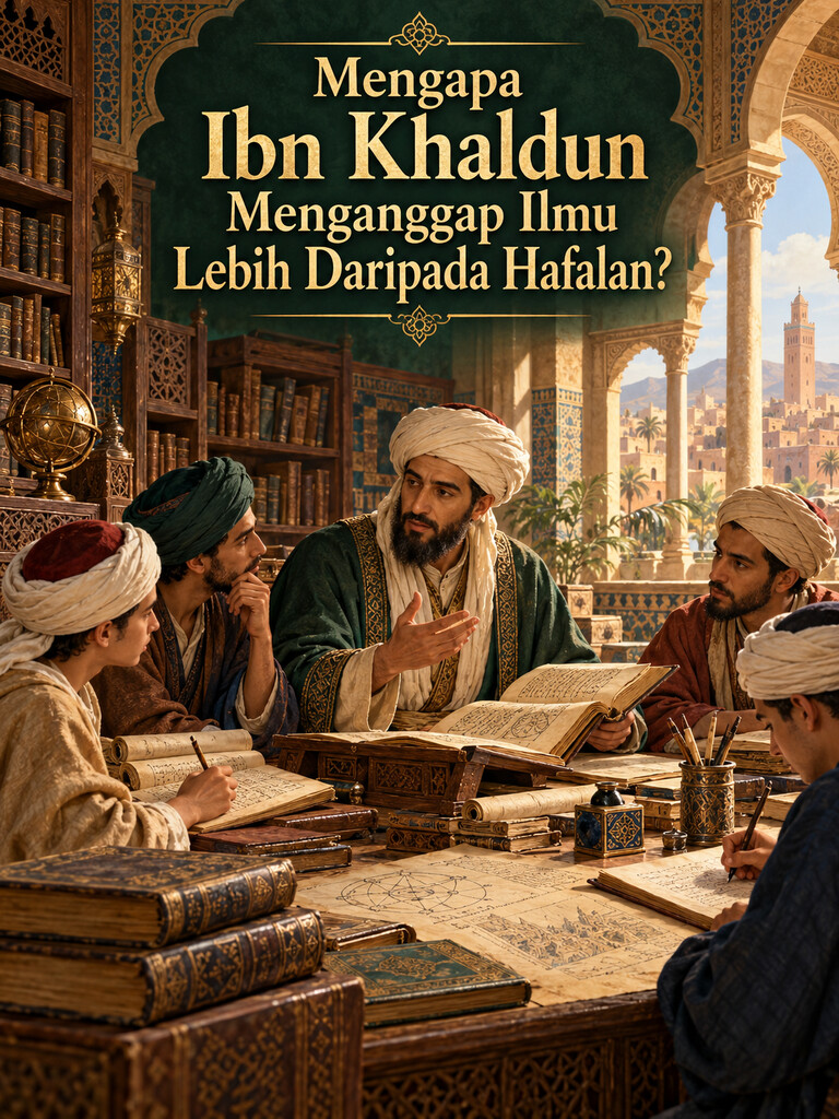 Mengapa Ibn Khaldun Menganggap Ilmu Lebih Daripada Hafalan?