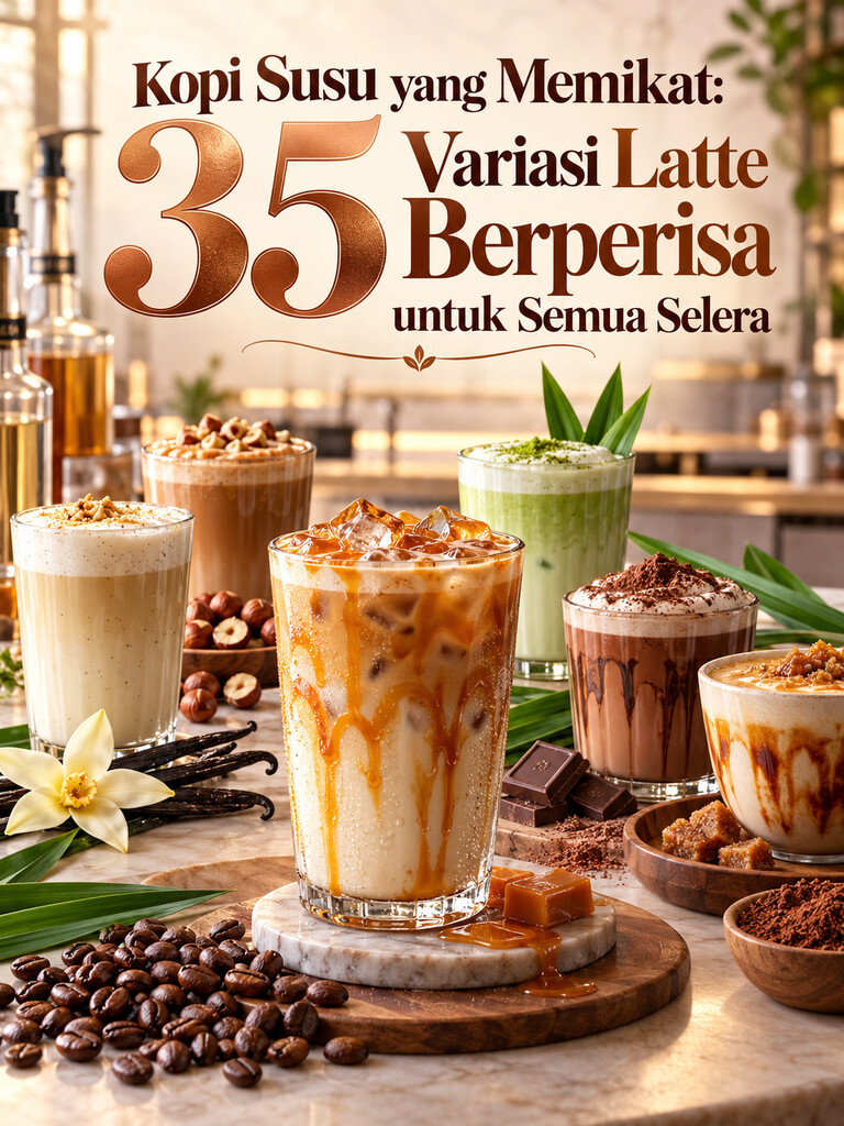 Kopi Susu yang Memikat: 35 Variasi Latte Berperisa untuk Semua Selera