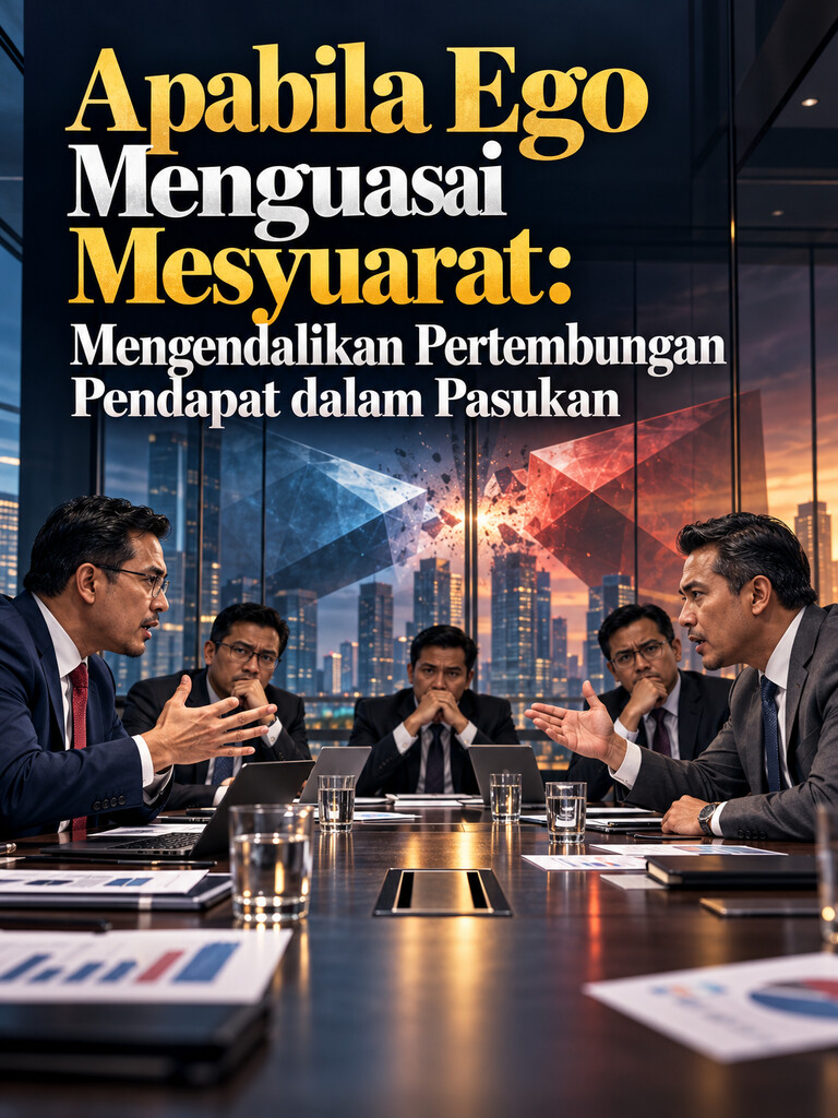 Apabila Ego Menguasai Mesyuarat: Mengendalikan Pertembungan Pendapat dalam Pasukan