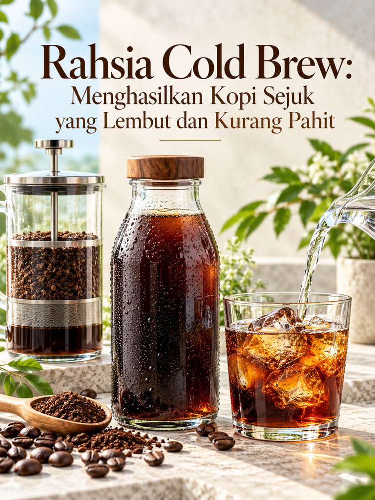Rahsia Cold Brew: Menghasilkan Kopi Sejuk yang Lembut dan Kurang Pahit