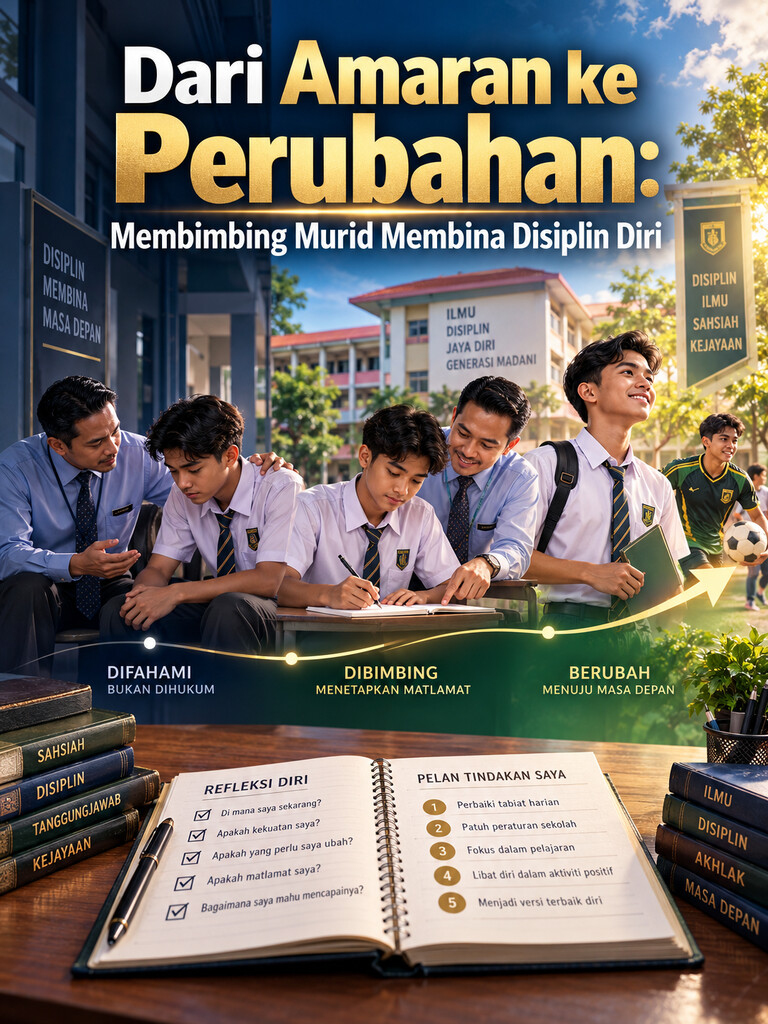 Dari Amaran ke Perubahan: Membimbing Murid Membina Disiplin Diri