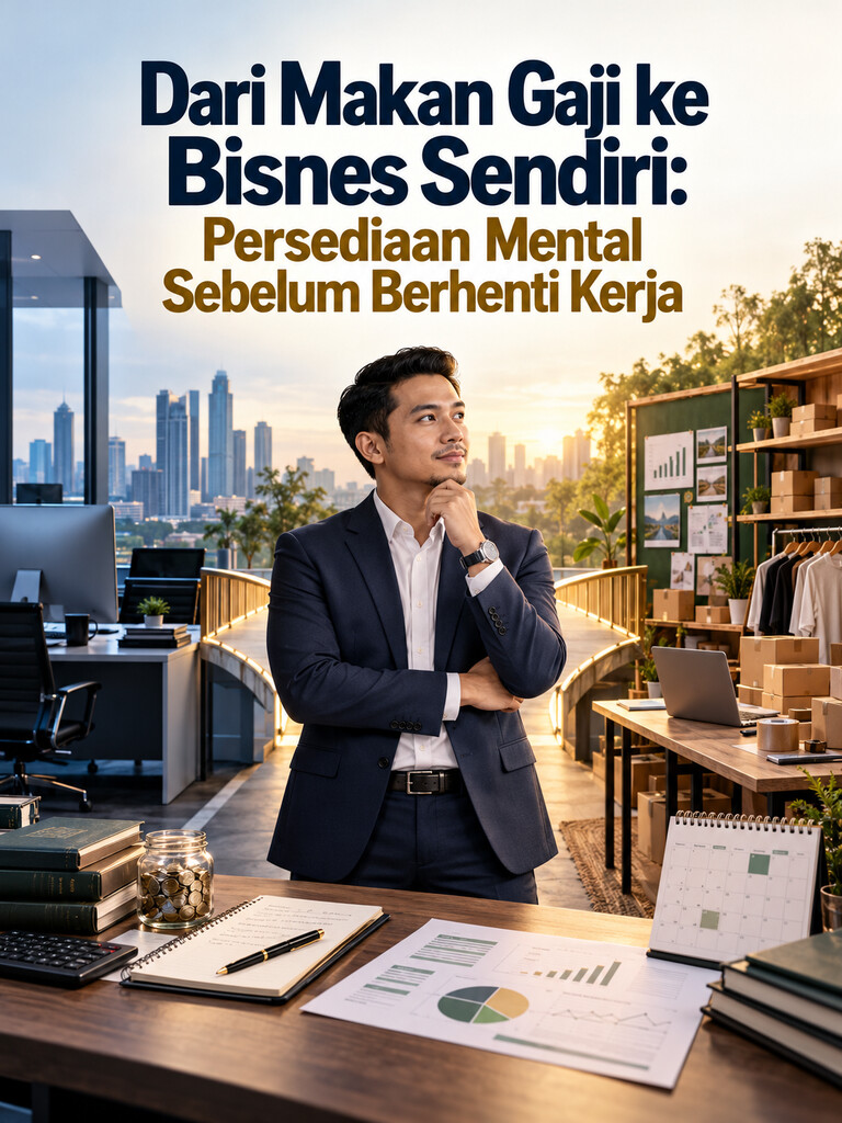 Dari Makan Gaji ke Bisnes Sendiri: Persediaan Mental Sebelum Berhenti Kerja