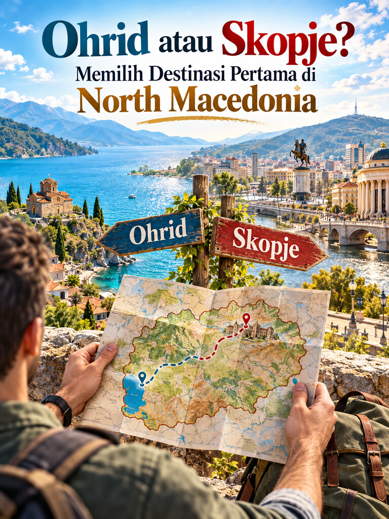 Ohrid atau Skopje? Memilih Destinasi Pertama di North Macedonia