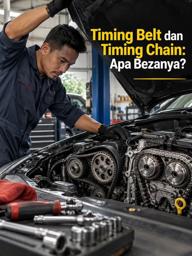 Timing Belt dan Timing Chain: Apa Bezanya?