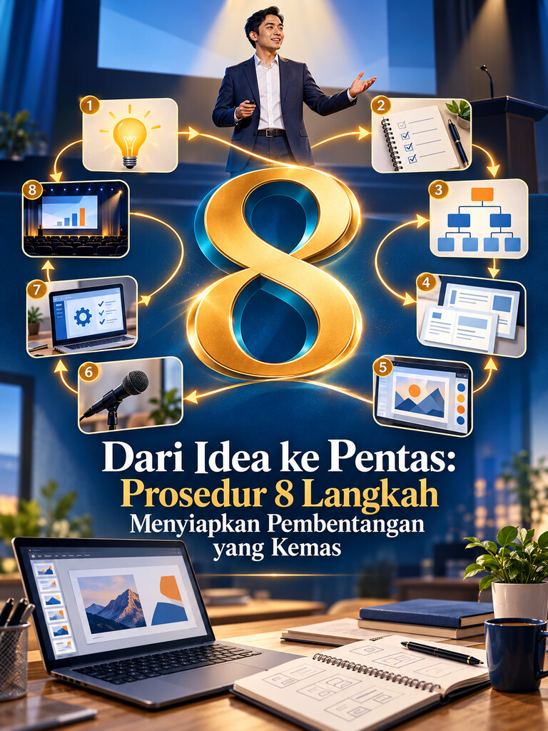Dari Idea ke Pentas: Prosedur 8 Langkah Menyiapkan Pembentangan yang Kemas