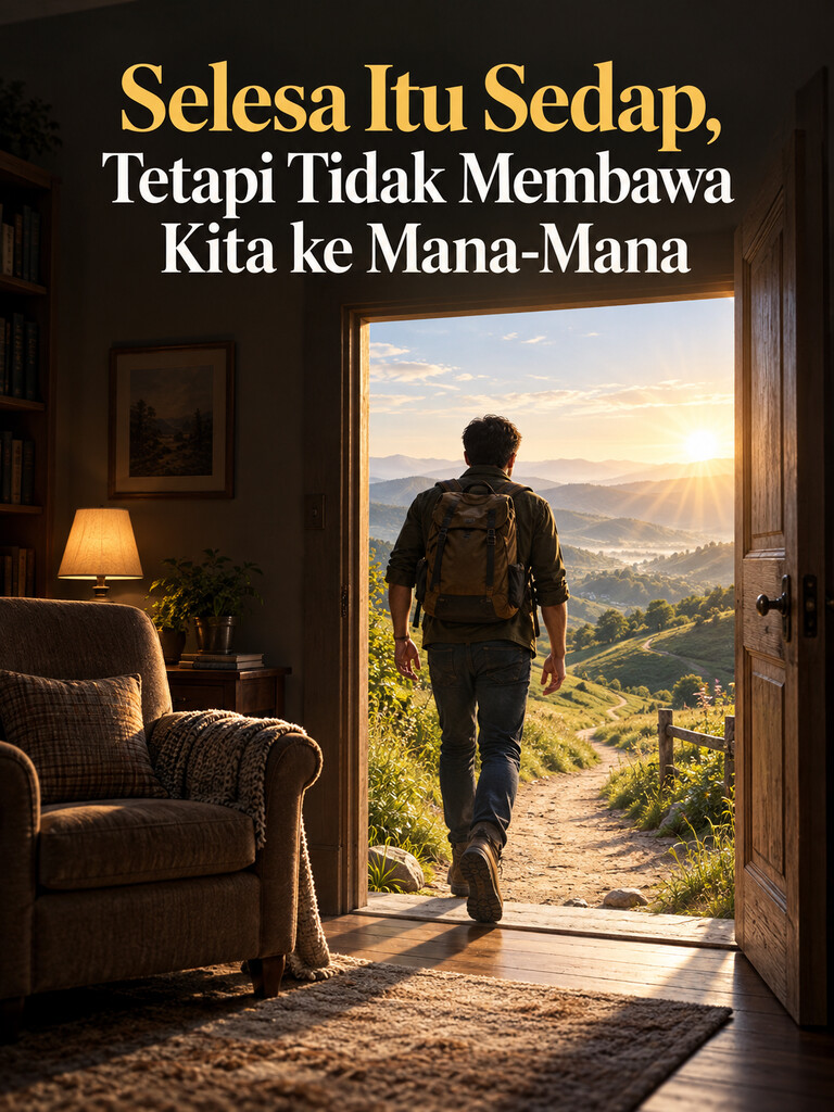 Selesa Itu Sedap, Tetapi Tidak Membawa Kita ke Mana-Mana