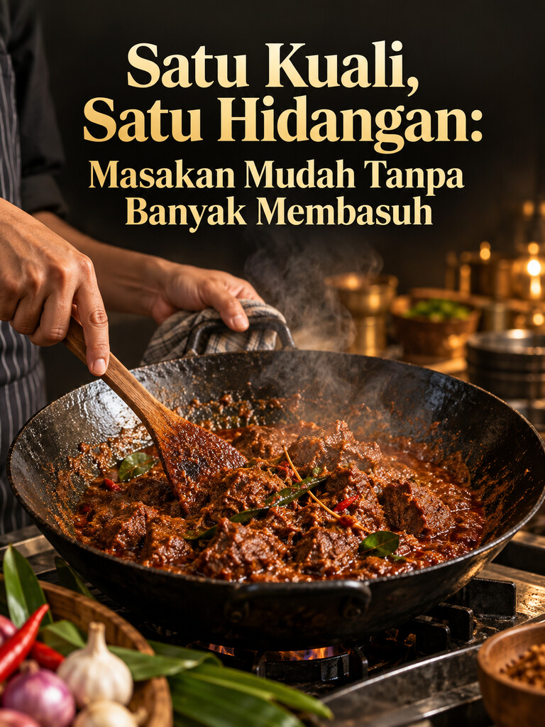 Satu Kuali, Satu Hidangan: Masakan Mudah Tanpa Banyak Membasuh