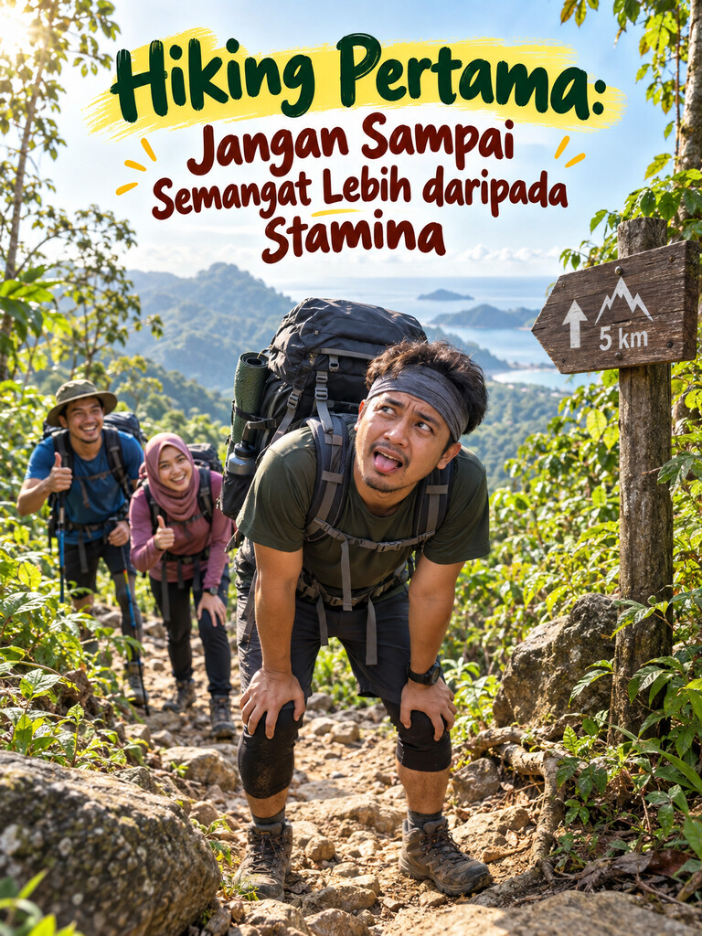 Hiking Pertama: Jangan Sampai Semangat Lebih daripada Stamina