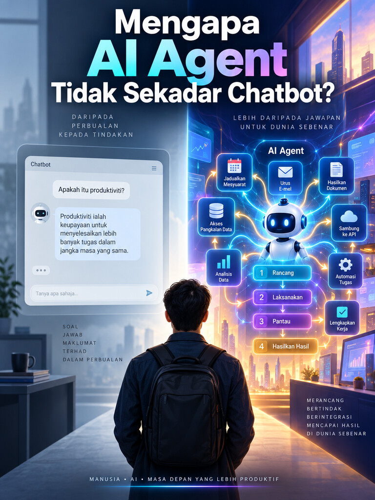 Mengapa AI Agent Tidak Sekadar Chatbot?