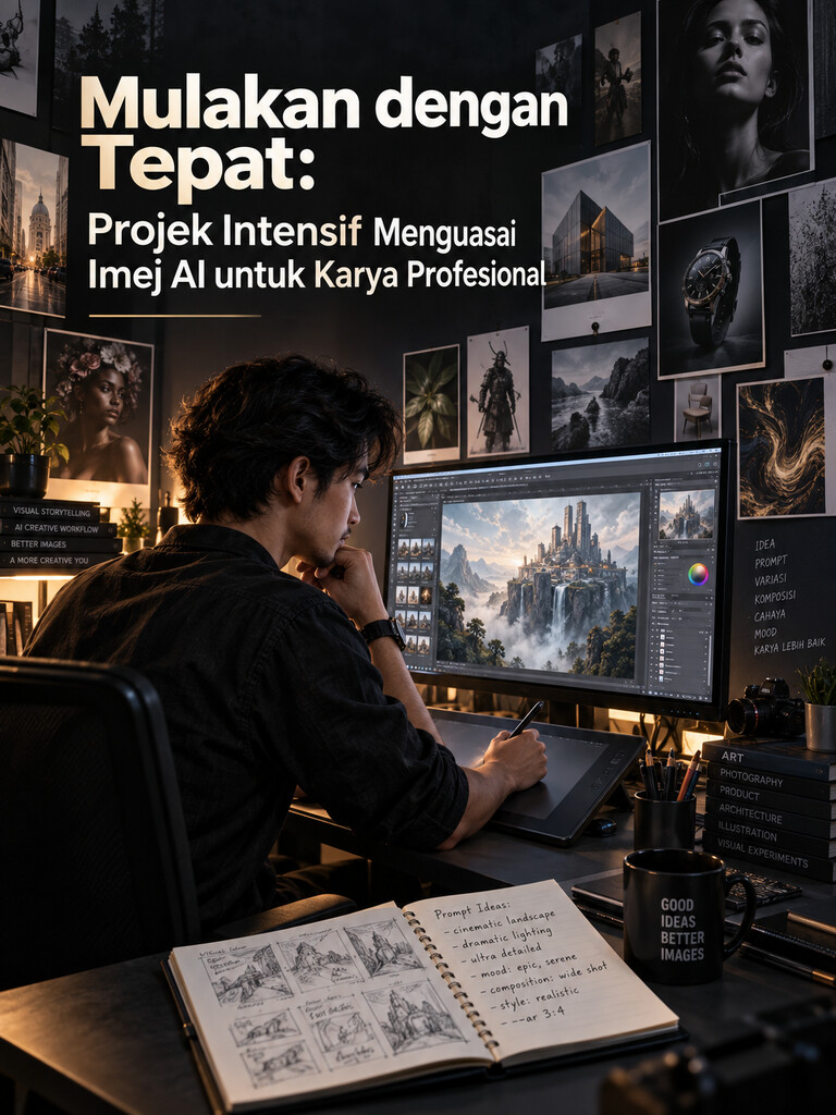 Mulakan dengan Tepat: Projek Intensif Menguasai Imej AI untuk Karya Profesional