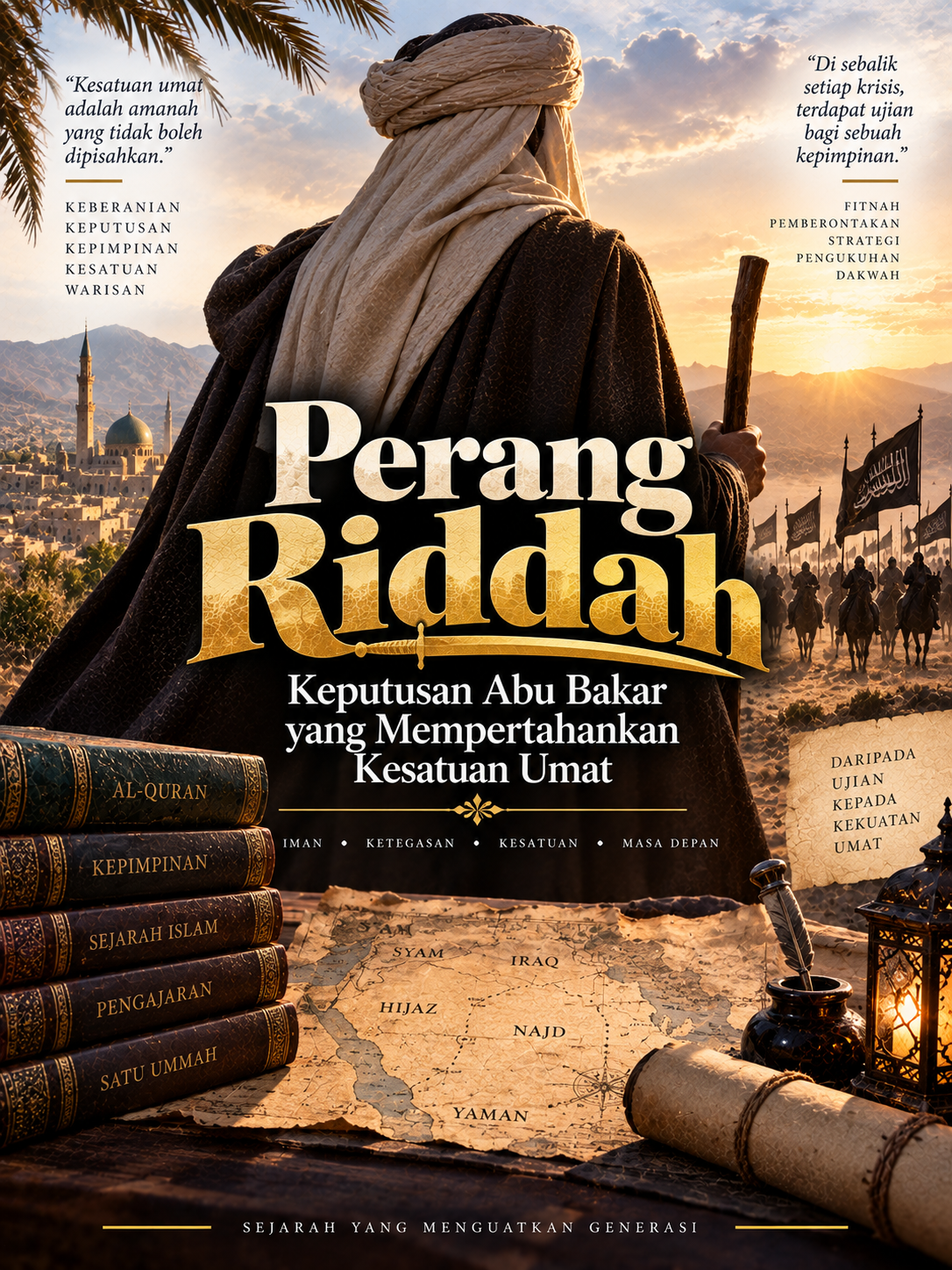 Perang Riddah: Keputusan Abu Bakar yang Mempertahankan Kesatuan Umat