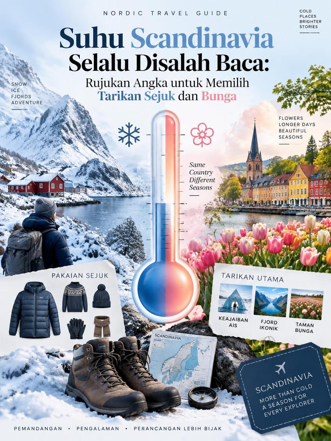 Suhu Scandinavia Selalu Disalah Baca: Rujukan Angka untuk Memilih Tarikan Sejuk dan Bunga