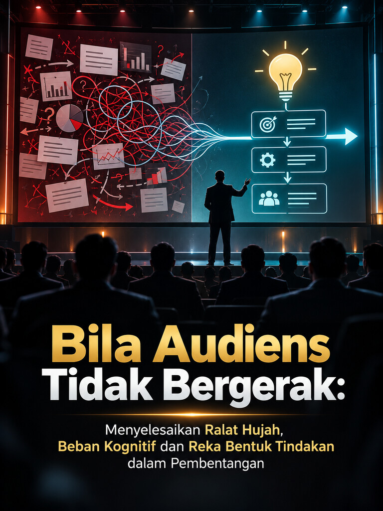 Bila Audiens Tidak Bergerak: Menyelesaikan Ralat Hujah, Beban Kognitif dan Reka Bentuk Tindakan dalam Pembentangan