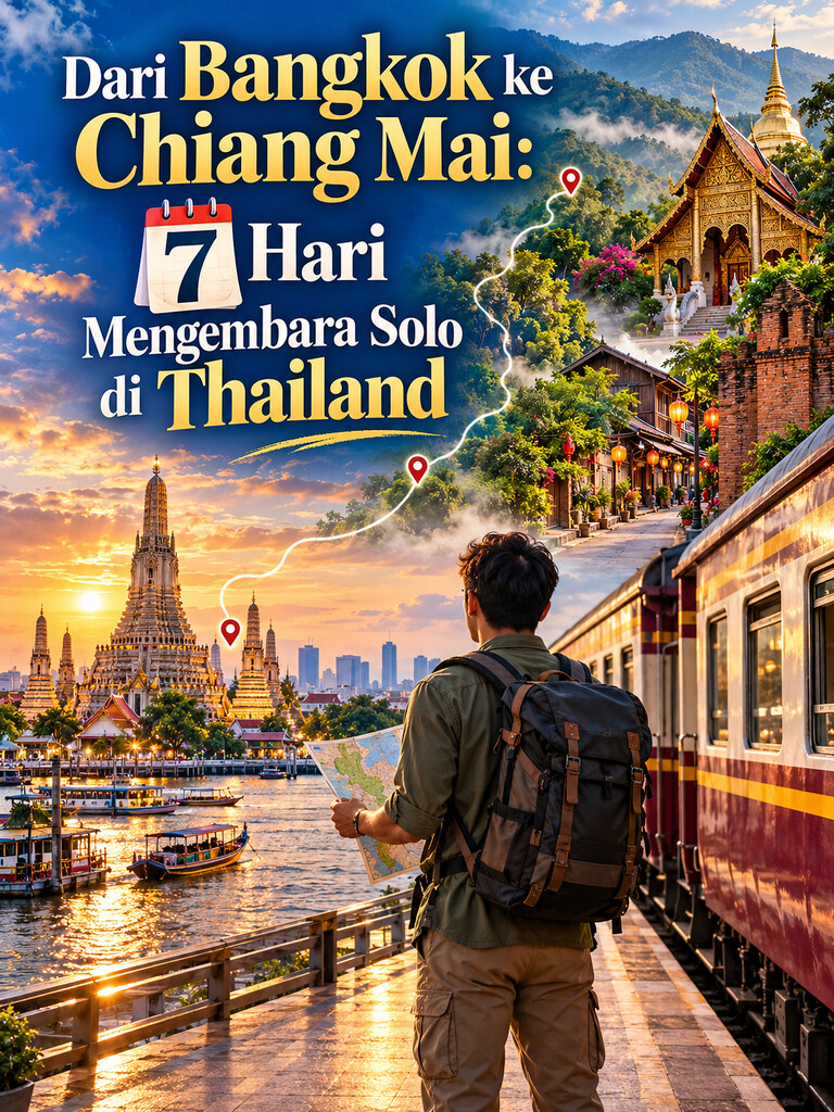 Dari Bangkok ke Chiang Mai: 7 Hari Mengembara Solo di Thailand