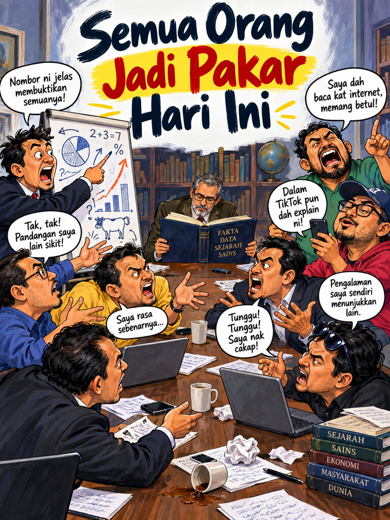 Semua Orang Jadi Pakar Hari Ini