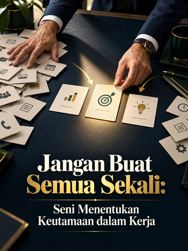Jangan Buat Semua Sekali: Seni Menentukan Keutamaan dalam Kerja