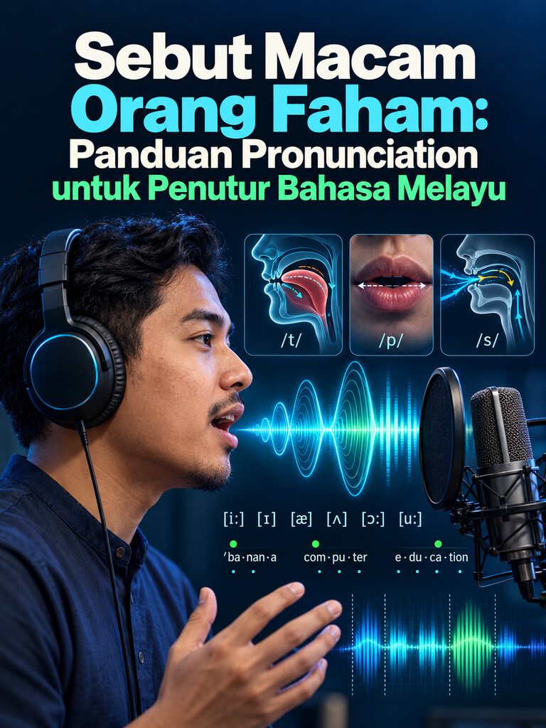 Sebut Macam Orang Faham: Panduan Pronunciation untuk Penutur Bahasa Melayu