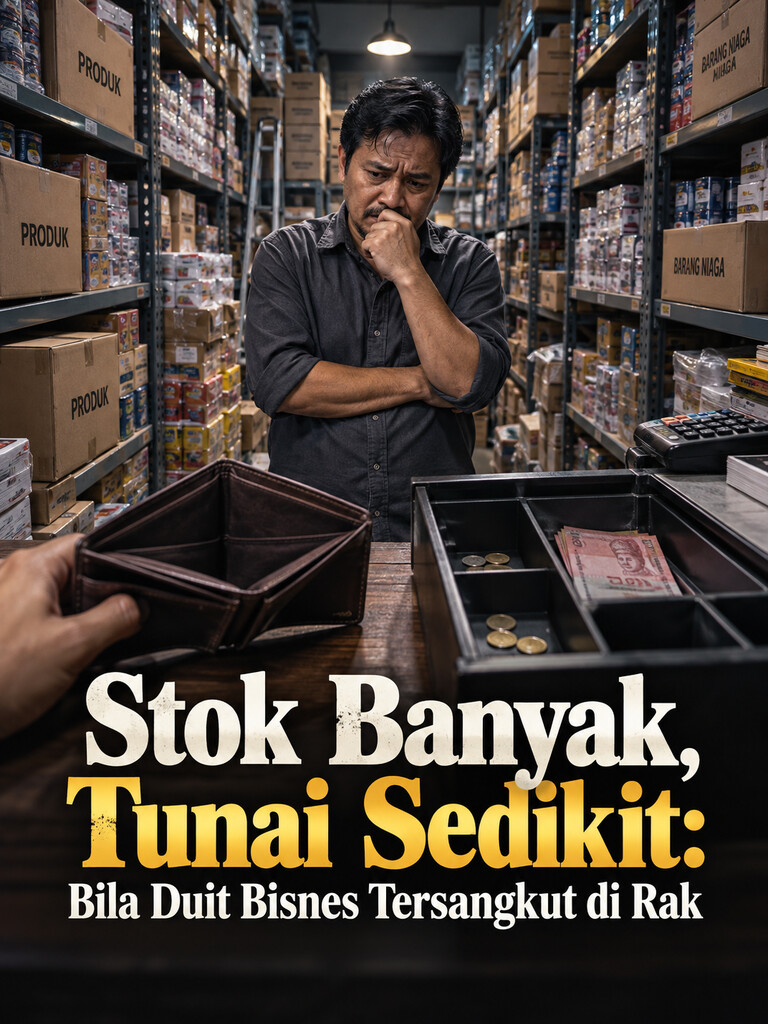 Stok Banyak, Tunai Sedikit: Bila Duit Bisnes Tersangkut di Rak