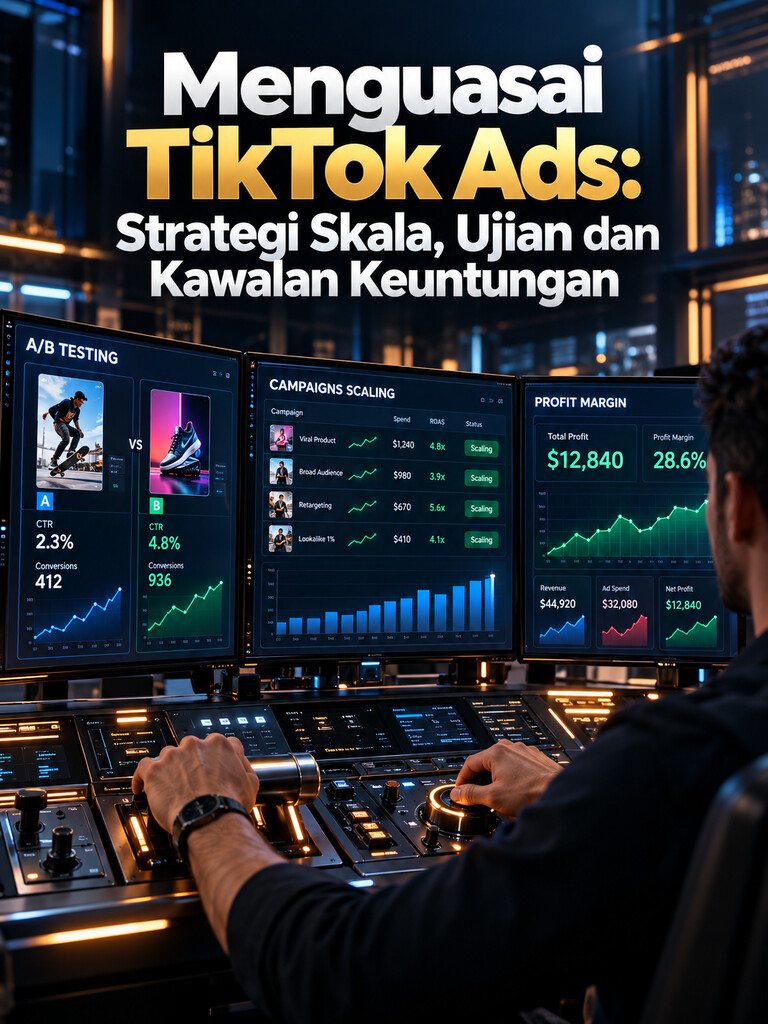 Menguasai TikTok Ads: Strategi Skala, Ujian dan Kawalan Keuntungan