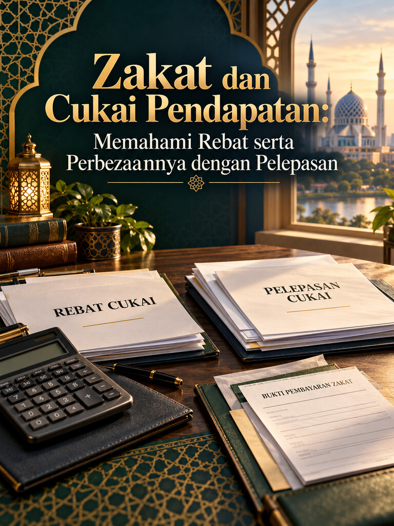 Zakat dan Cukai Pendapatan: Memahami Rebat serta Perbezaannya dengan Pelepasan
