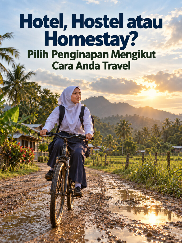 Hotel, Hostel atau Homestay? Pilih Penginapan Mengikut Cara Anda Travel