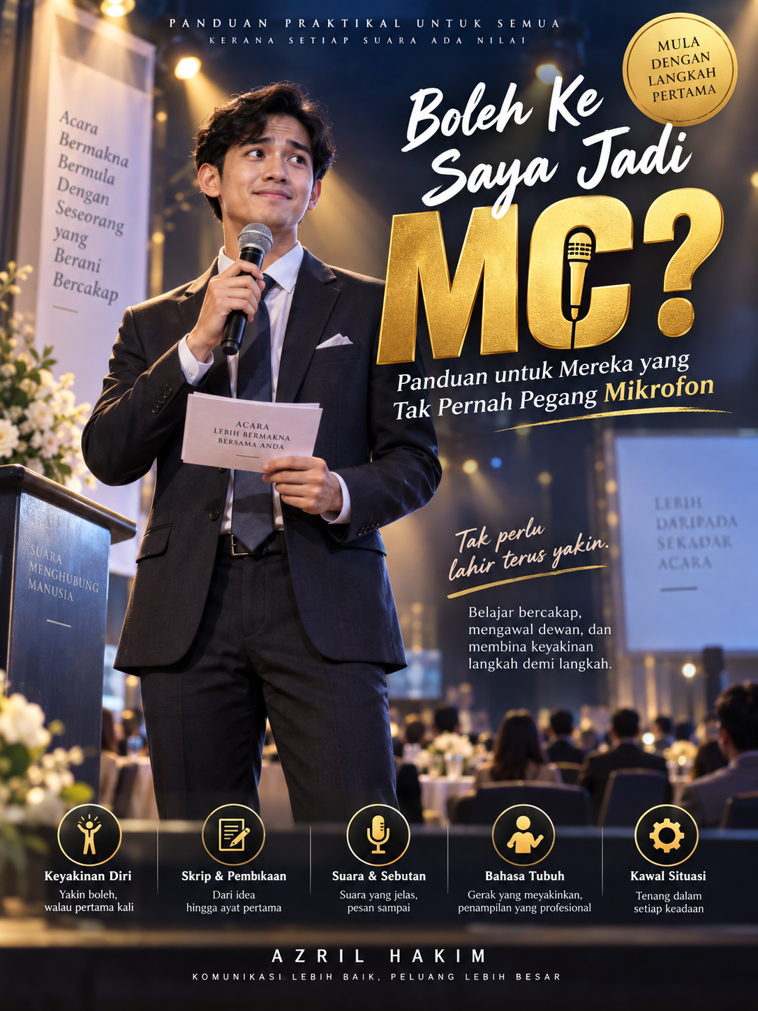 Boleh Ke Saya Jadi MC? Panduan untuk Mereka yang Tak Pernah Pegang Mikrofon