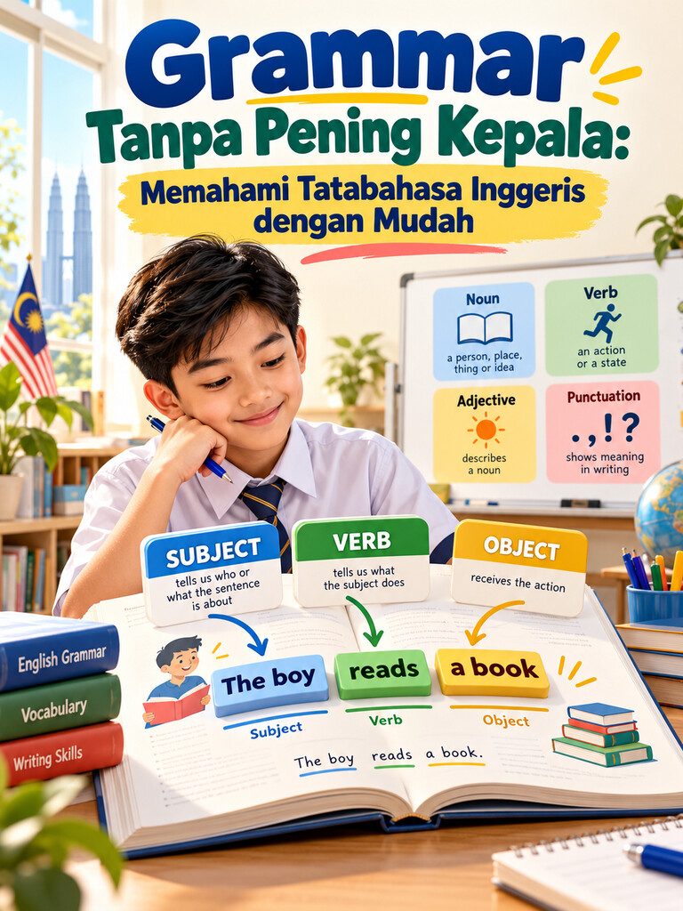 Grammar Tanpa Pening Kepala: Memahami Tatabahasa Inggeris dengan Mudah