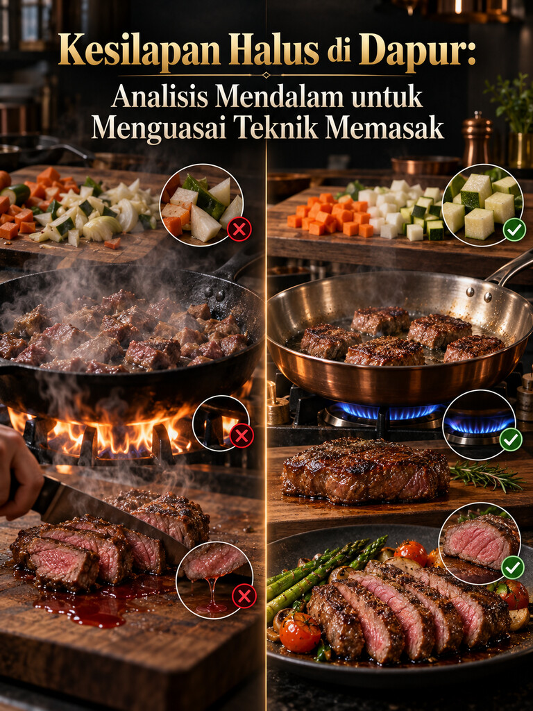 Kesilapan Halus di Dapur: Analisis Mendalam untuk Menguasai Teknik Memasak