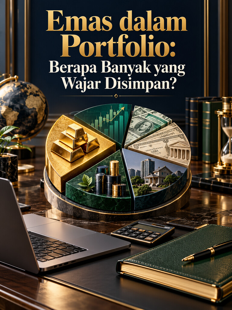Emas dalam Portfolio: Berapa Banyak yang Wajar Disimpan?