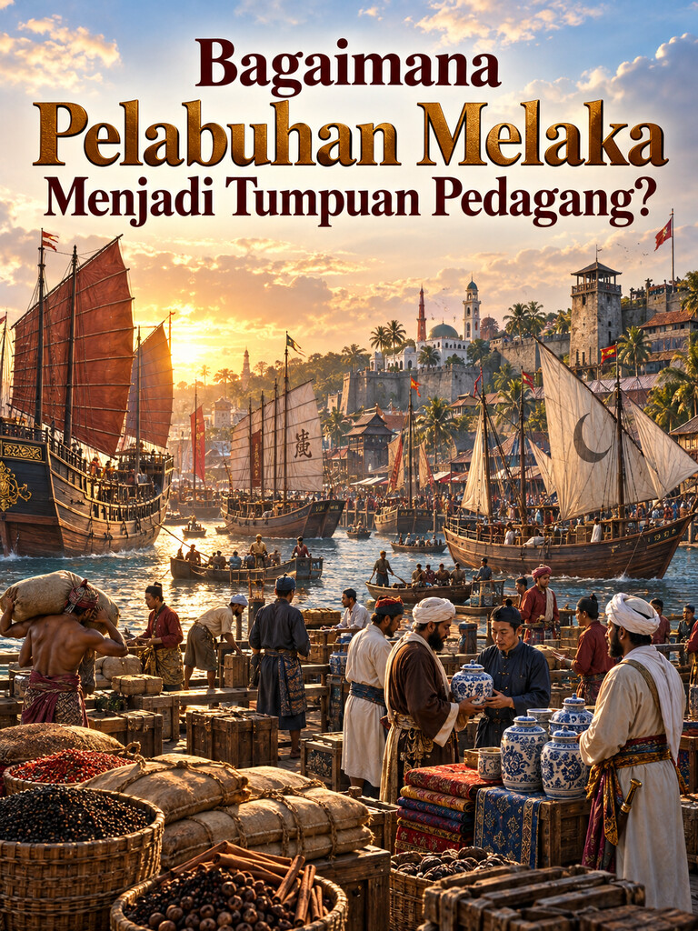 Bagaimana Pelabuhan Melaka Menjadi Tumpuan Pedagang?