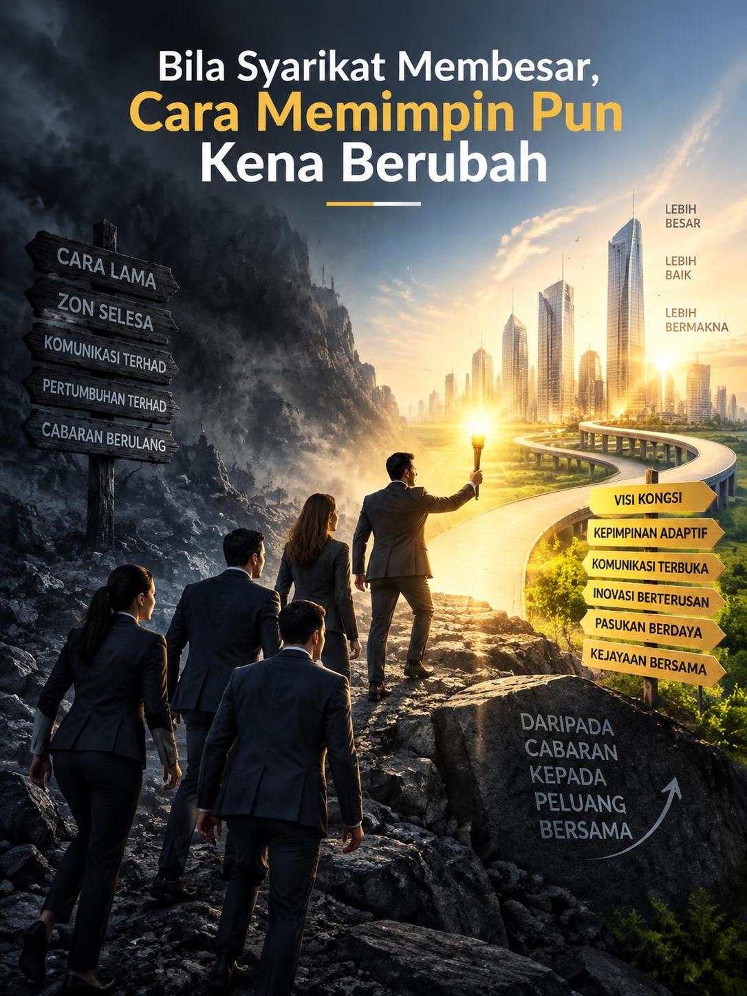 Bila Syarikat Membesar, Cara Memimpin Pun Kena Berubah