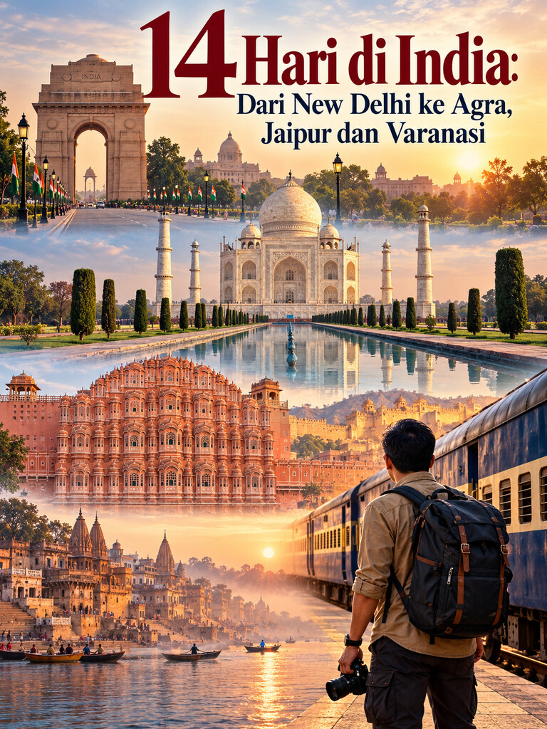 14 Hari di India: Dari New Delhi ke Agra, Jaipur dan Varanasi