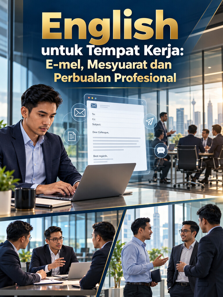 English untuk Tempat Kerja: E-mel, Mesyuarat dan Perbualan Profesional