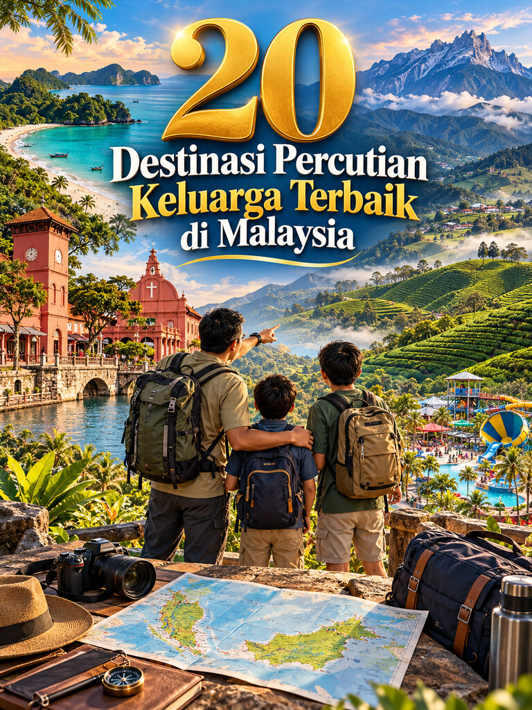 20 Destinasi Percutian Keluarga Terbaik di Malaysia