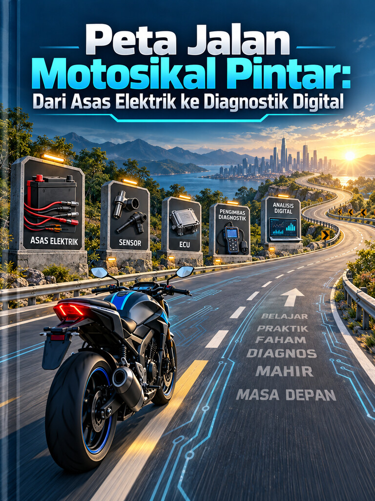 Peta Jalan Motosikal Pintar: Dari Asas Elektrik ke Diagnostik Digital
