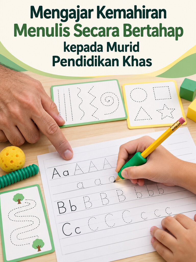Mengajar Kemahiran Menulis Secara Bertahap kepada Murid Pendidikan Khas