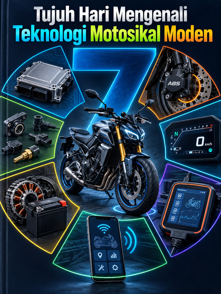 Tujuh Hari Mengenali Teknologi Motosikal Moden