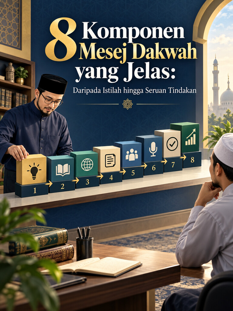 8 Komponen Mesej Dakwah yang Jelas: Daripada Istilah hingga Seruan Tindakan