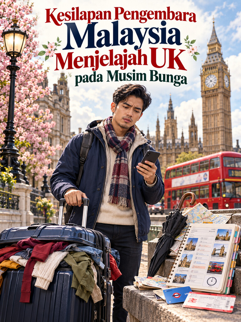 Kesilapan Pengembara Malaysia Menjelajah UK pada Musim Bunga