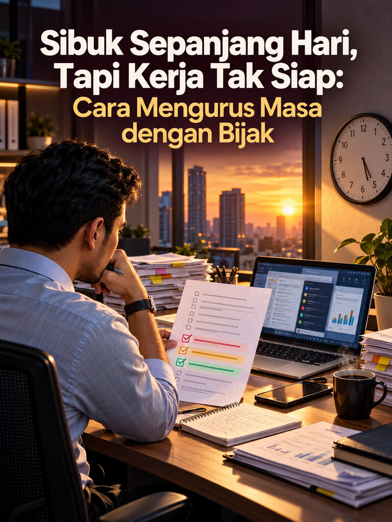 Sibuk Sepanjang Hari, Tapi Kerja Tak Siap: Cara Mengurus Masa dengan Bijak