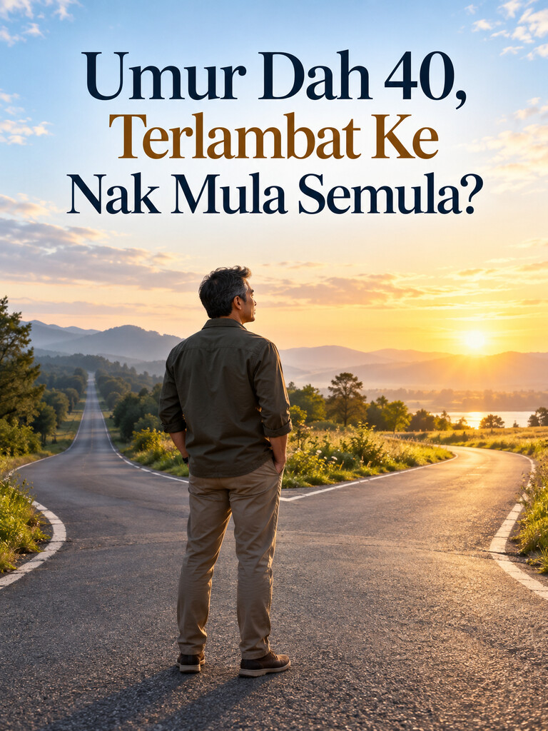 Umur Dah 40, Terlambat Ke Nak Mula Semula?