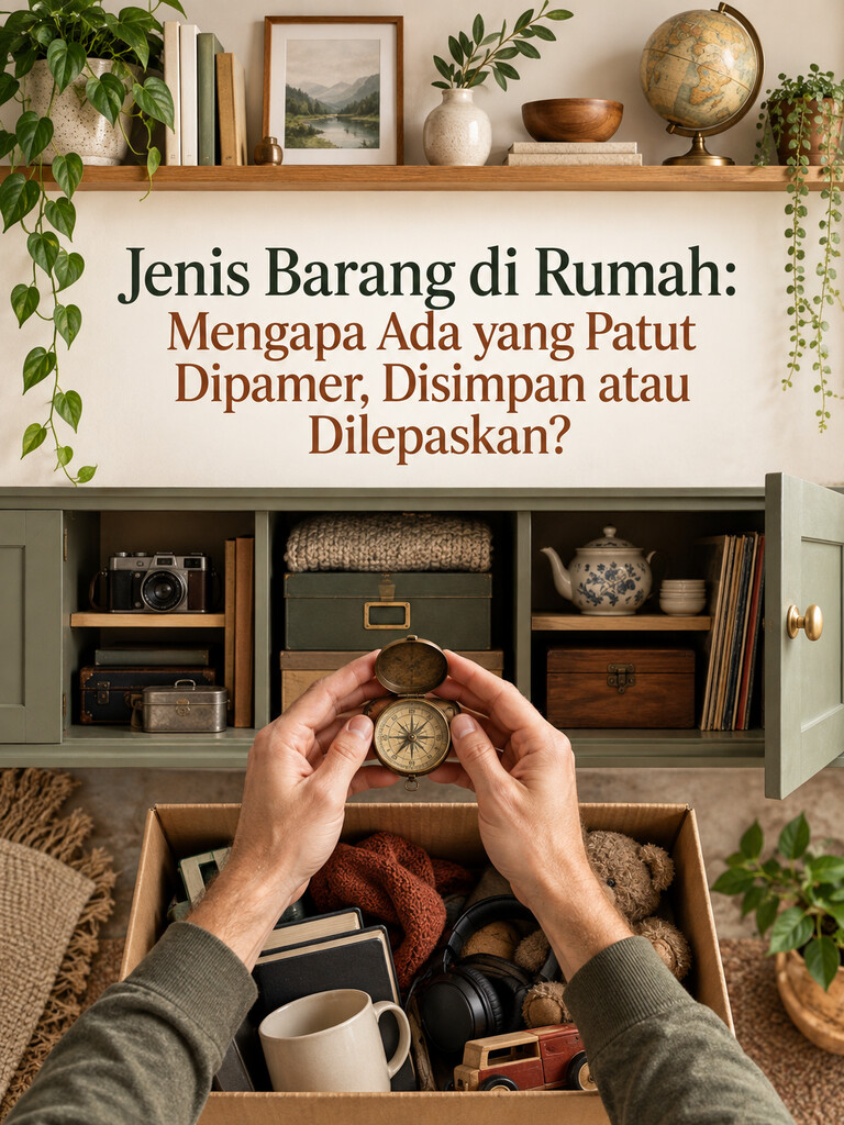 Jenis Barang di Rumah: Mengapa Ada yang Patut Dipamer, Disimpan atau Dilepaskan?