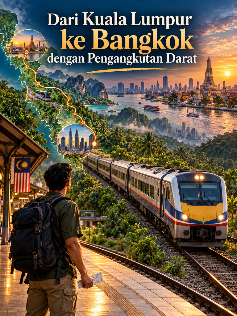 Dari Kuala Lumpur ke Bangkok dengan Pengangkutan Darat