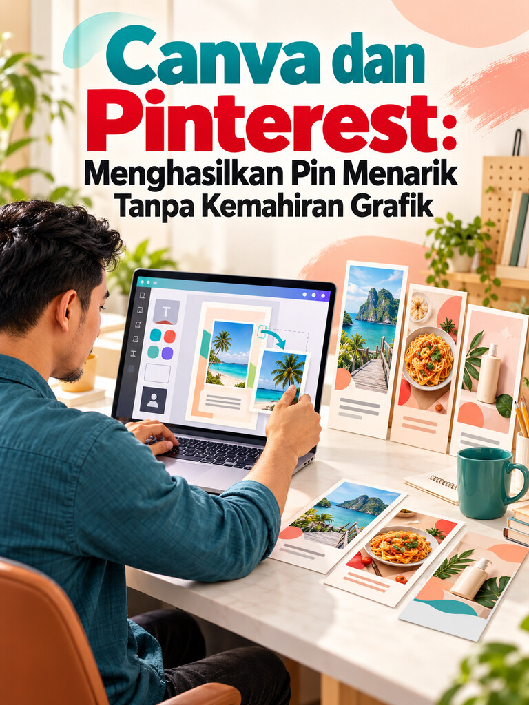 Canva dan Pinterest: Menghasilkan Pin Menarik Tanpa Kemahiran Grafik