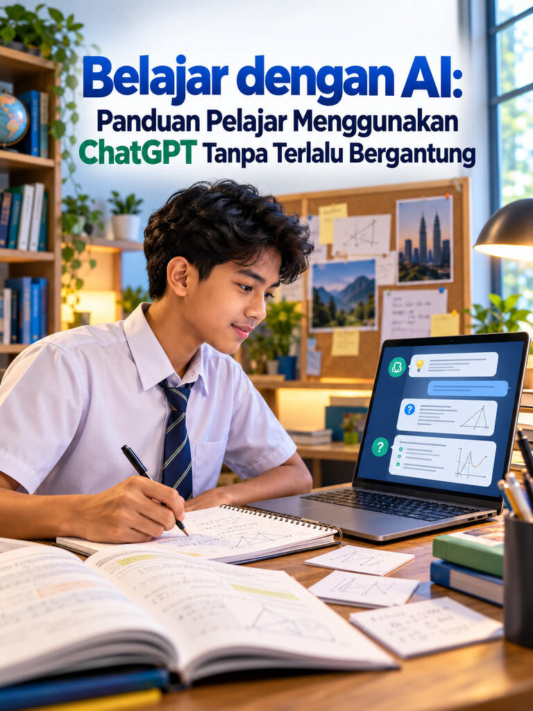 Belajar dengan AI: Panduan Pelajar Menggunakan ChatGPT Tanpa Terlalu Bergantung