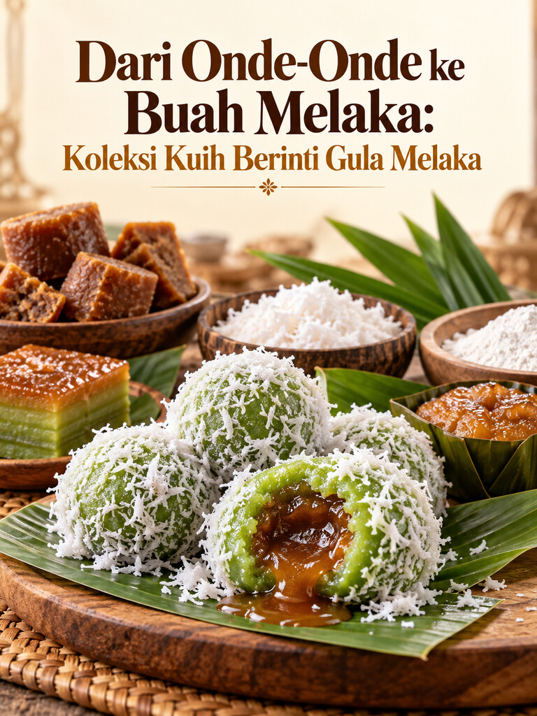 Dari Onde-Onde ke Buah Melaka: Koleksi Kuih Berinti Gula Melaka
