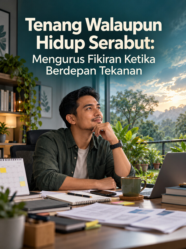 Tenang Walaupun Hidup Serabut: Mengurus Fikiran Ketika Berdepan Tekanan