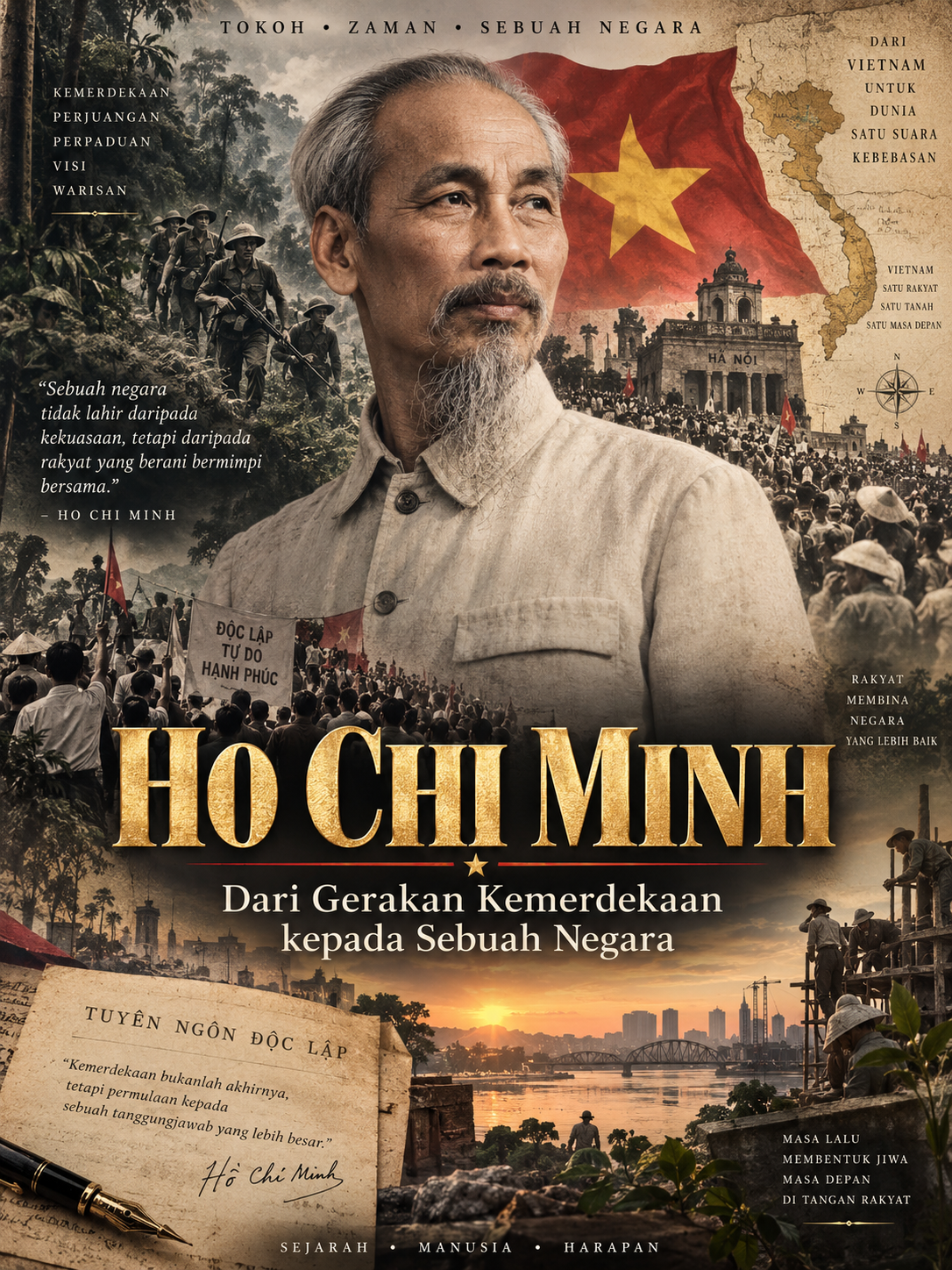 Ho Chi Minh: Dari Gerakan Kemerdekaan kepada Sebuah Negara